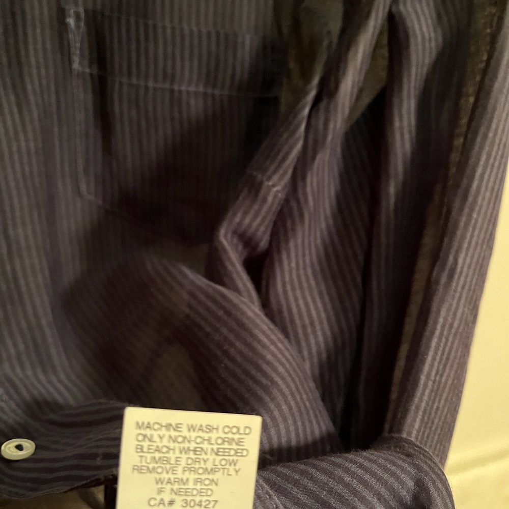 Splendid Navy Button Down - Picture 4 of 5
